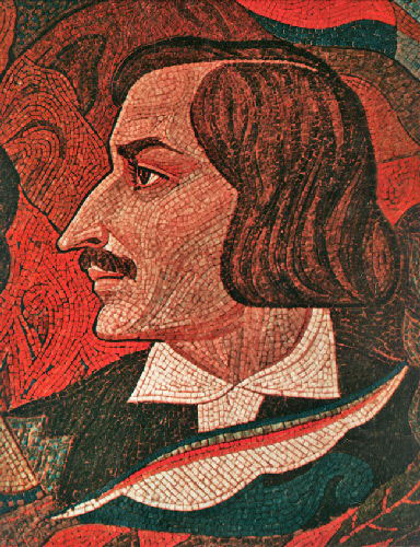 Image - Stapan Kyrychenko: mosaic of Mykola Hohol (Nikolai Gogol).